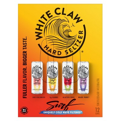 White Claw Surf Hard Seltzer - 12pk/12 fl oz Cans