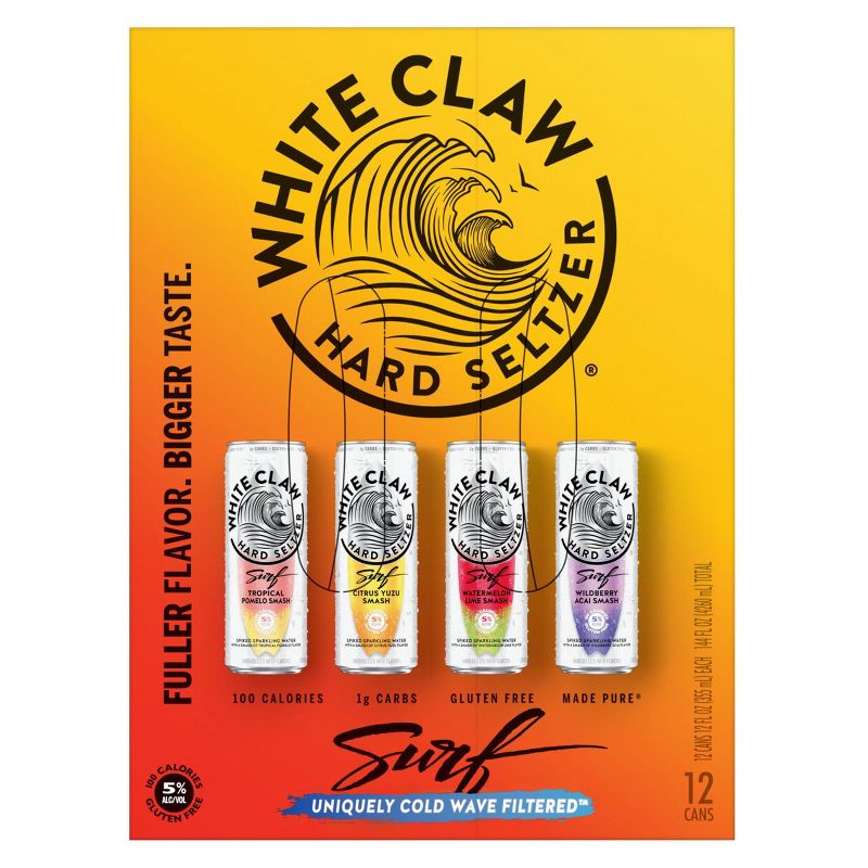 White Claw Surf - 12pk/12 fl oz Cans, 6 of 9
