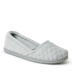 Dearfoams Women's Katie Microfiber Velour Espadrille House Slipper - 1 of 4