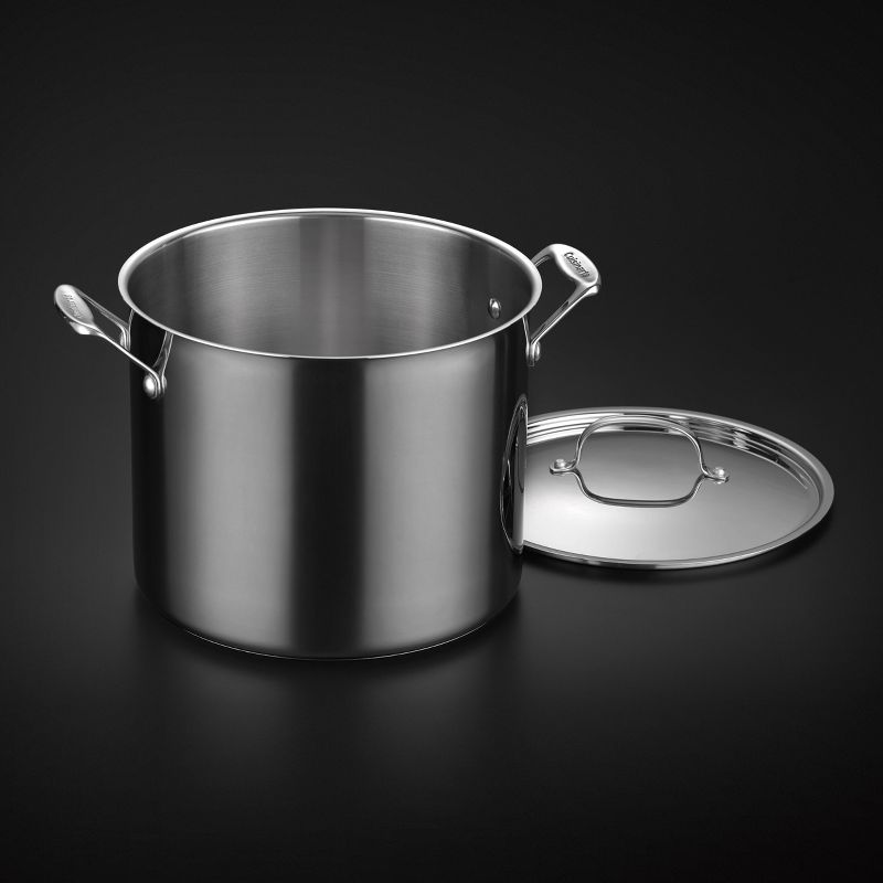 Cuisinart Chef&#39;s Classic 12qt Stainless Steel Stockpot with Cover-766-26, 4 of 6