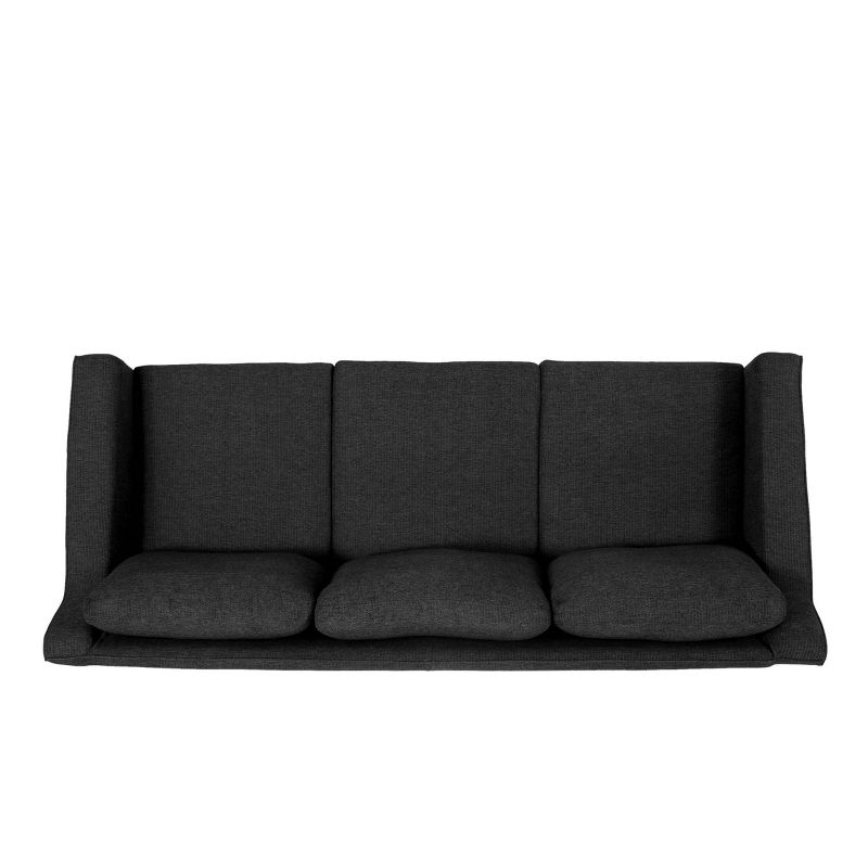 Arrastra Contemporary Fabric 3 Seater Sofa with Skirt - Christopher Knight Home, 5 of 10