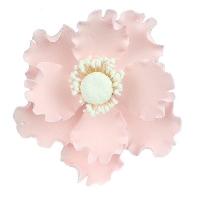 O'Creme Gumpaste Anemone 4.5 Inch, Set of 3 Pastel Pink