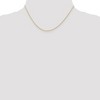 Black Bow Jewelry 0.7mm, 10k Yellow Gold, Cable Rope Chain Necklace - 2 of 4