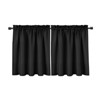 Waffle Weave Waterproof Small Curtain - Decorative Window Cover. Water-Resistant, Easy to Clean & Ideal for Kitchen, Bathroom, RV or Small Spaces - 2 of 4