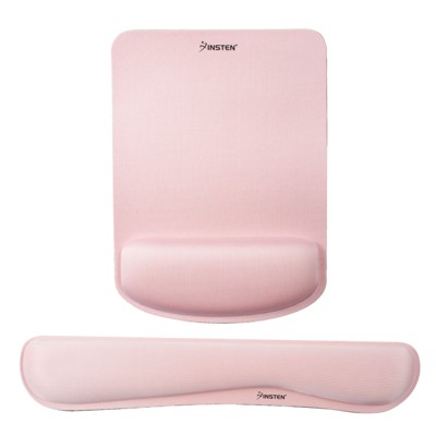 Insten Mouse Pad with Wrist Support and Keyboard Wrist Rest, Ergonomic, Easy Typing, Memory Foam For Gaming Office, Rectangle