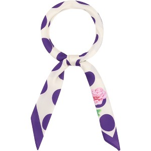 INSPIRE CHIC Women's Polka Dot Square Neckerchief Headband 27.56*27.56 inches(L*W) - 1 of 4