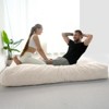 Itopfox Giant Convertible Bean Bag Chair Bed for Adults, Foldable Floor Sofa to Mattress, High-Density Foam, Machine Washable Cover, Comfy for Lounge - 2 of 4
