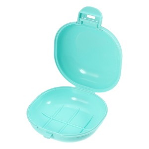 Unique Bargains Travel Portable Soap Box 3.58"x3.46"x1.69" 1 Pc - 1 of 4