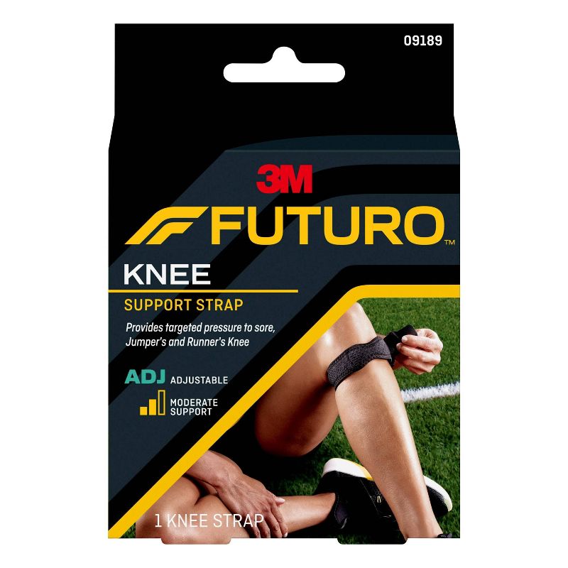 FUTURO Adjustable Knee Strap, Stabilizing Patella Tendon Strap for Runners - 1pk, 1 of 11