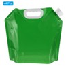 Unique Bargains Plastic Camping Hiking Collapsible Water Container Reservoirs 5L/1.3 Gallon 4 Pcs - 3 of 4