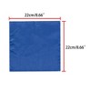INSPIRE CHIC Men's Wedding Party Solid Color Self-Folded Pocket Squares - 3 of 4