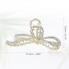Unique Bargains Cute Faux Pearl Bow Hair Clips and Pins 2 Pcs - 3 of 4