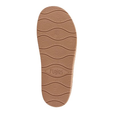 Flojos Mens Solar Canvas Memory Foam Beachcomber Lace Up Shoes- Sand/Gum (9) — фото 8