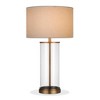 Hudson and Canal 28" Tall Table Lamp with Fabric Shade - 4 of 4
