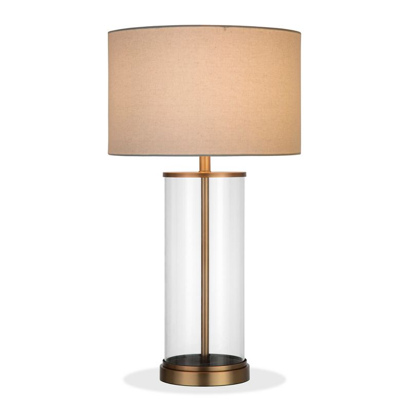 Hampton & Thyme 28" Tall Table Lamp with Fabric Shade, 4 of 12