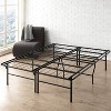 18" Premium Steel Bed Frame and Platform Bed Black - Mellow - 2 of 4