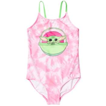 Star Wars The Child Girls One Piece Bathing Suit Toddler to Big Kid