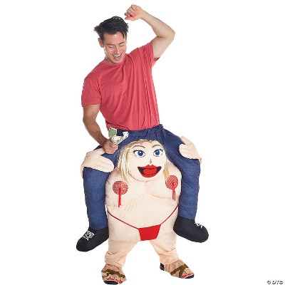 Morphsuits Adult Fat Stipper Piggyback Costume