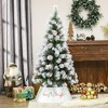 TopComfy Christmas Tree Stand 26 Inch Tree Collar Ring for Holiday Decor, Beige, 26"*26"*11" - 2 of 4