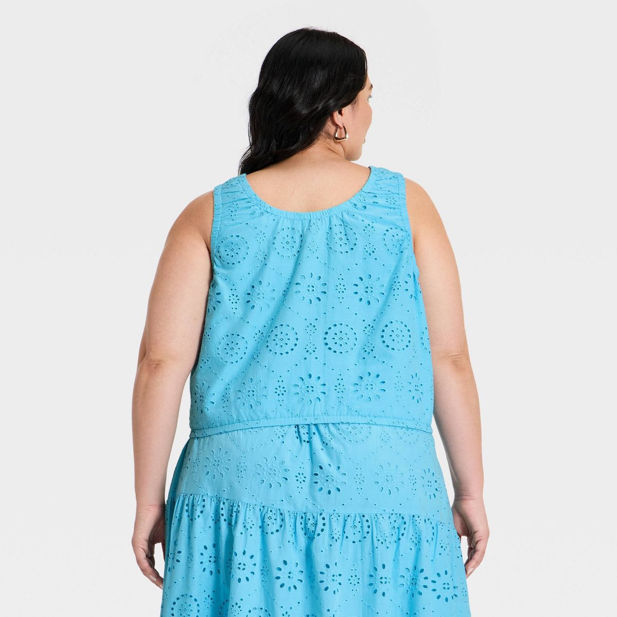 Women's Button-Front Tank Top - A New Day™ - thumbnail 5