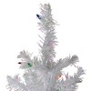 Northlight 4' Pre-lit White Iridescent Pine Artificial Christmas Tree - Multi Lights - 3 of 4