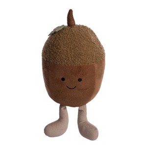 Transpac Plush Small Acorn Tree Ornaments for Fall Harvest Indoor Decor Gift Giving and Hostess Gifts - 1 of 1