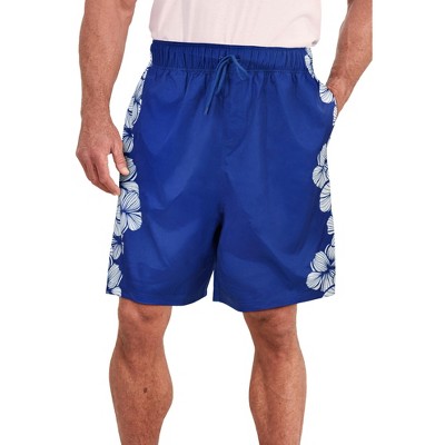 KingSize Men's Big & Tall Basic 8" 4-Way Flex Swim Trunk