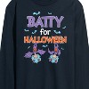 Men's - Dr. Seuss - Batty For Halloween Thing 1 and Thing 2 Long Sleeve Graphic T-Shirt - 2 of 4
