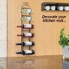 Towel Rack and Wine Rack Organizer for Wall Mount with 6 Levels Holder for Wine Bottles or as Bathroom Towel Holder in Bronze - HomeItUsa - 4 of 4