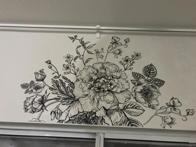 Vintage Poppy Floral Peel And Stick Giant Wall Decal - Roommates : Target