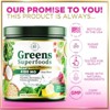 Greens Superfood Powder, Organic Spirulina & Chlorella Greens, Prebiotics & Probiotics, Gut Health & Bloating Support - 28 Servings By Hello Lovely! - 4 of 4