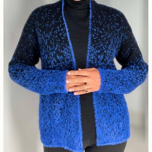 Women s Fuzzy Cardigan Ethyl M Target