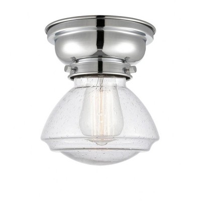 Olean - 1 Light Flush Mount In Industrial Style-6.4 Inches Tall and 6.75 Inches Wide