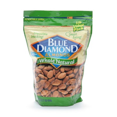 Blue Diamond Almonds Whole Natural 16.0 oz