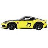 Nissan Z "LB-Nation Works" #23 Ikazuchi Yellow with Black Hood and Top Limited Edition 1/64 Diecast Model Car by Mini GT - 3 of 4