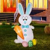 Nifti Nest Easter Inflatable Decoration - Bunny with Carrot - 4 of 4