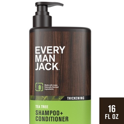 Every Man Jack 2-in-1 Shampoo + Conditioner - Tea Tree - 16 fl oz