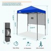 EAGLE PEAK 6'x4'Instant Pop Up Canopy with Adjustable Sun Wall - 3 of 4