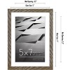 Americanflat Thin Picture Frames with shatter-resistant glass - Horizontal and Vertical Formats for Wall and Tabletop - 2 of 4