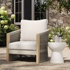 Nathan James Jagger Outdoor Accent Chair Cream - 2 of 4
