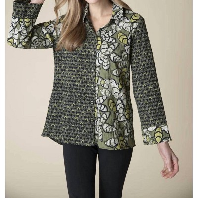 Women's Button Up Shirt Top - habitat