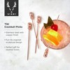 Viski Cocktail Picks, Set of 6 Stainless Steel - 2 of 4