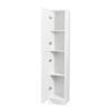 Ridstar 74.8 in. H Freestanding Cabinet with Inadjustable Shelves For Kitchen & Dining Room-White - 4 of 4