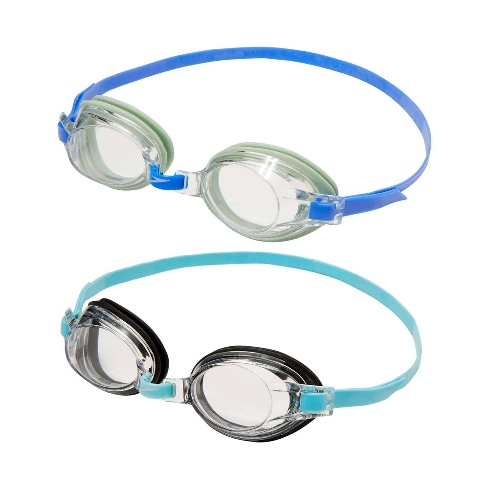 Speedo Kids' 2pk Splasher Goggles - Black/Hemlock