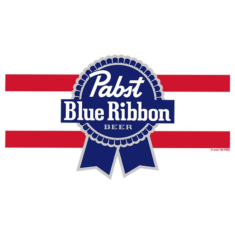 Men's Pabst Red Stripe Blue Ribbon T-Shirt, 2 of 6