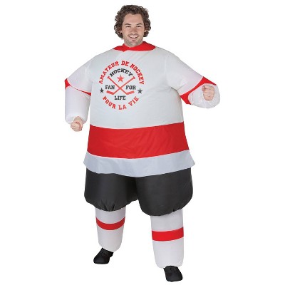 Adult Hockey Player Inflatable Halloween Costume