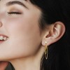 Ross-Simons 10kt Yellow Gold Double-Leaf Drop Earrings - 2 of 3