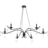 Quorum Lighting Lorelei 6 - Light Chandelier in  Matte Black - 3 of 4
