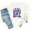 Simply Sage Market Women's In My Game Day Era - Blue Short Sleeve Graphic Tee - 3 of 4