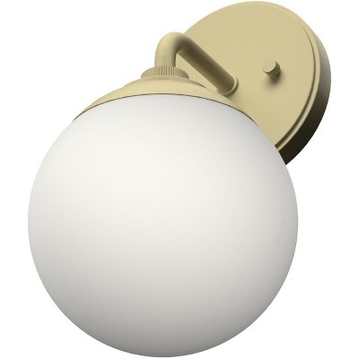 Hepburn Mid-Century Modern Brass Dimmable Wall Sconce